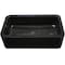 Novatto Single Bowl Kitchen Sink in Black Granite with Natural Chiseled Apron NKS-SBNAN - alternate 5